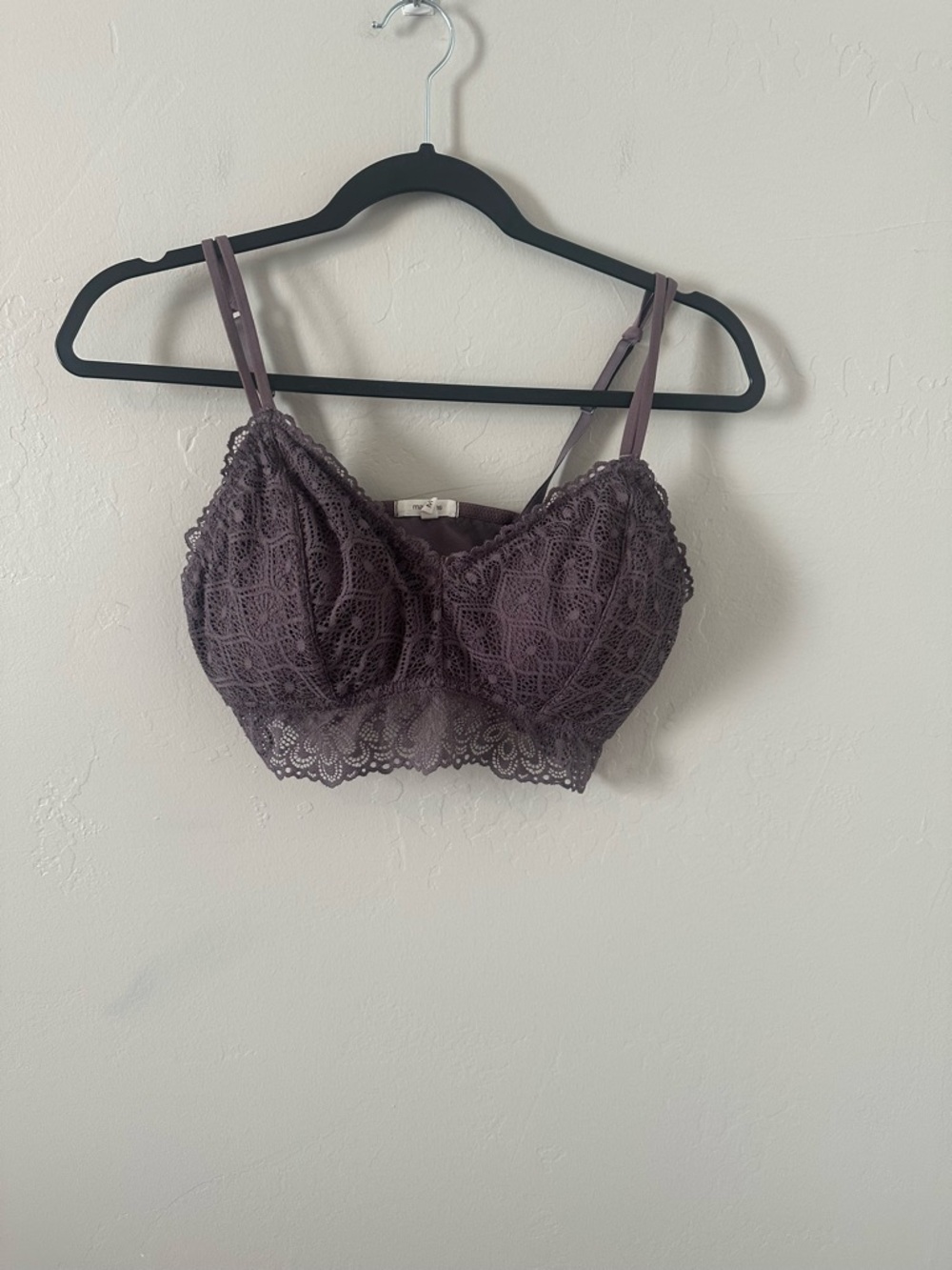 Maurices Lace Bralette in Dusty Plum